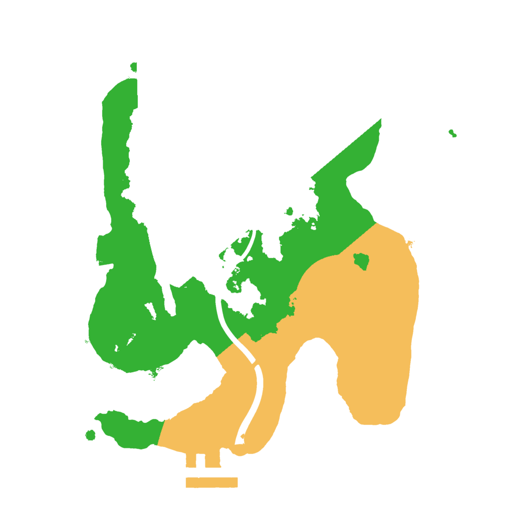 Biome Rust Map: Procedural Map, Size: 2000, Seed: 230101