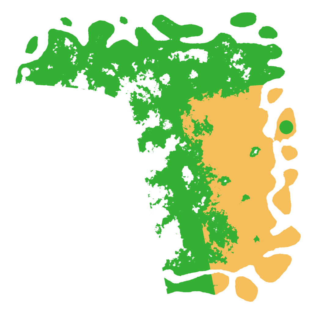 Biome Rust Map: Barren, Size: 6000, Seed: 1222