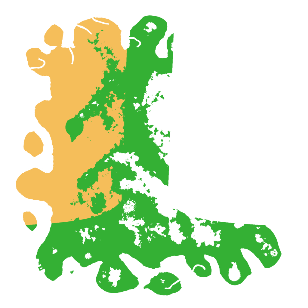 Biome Rust Map: Procedural Map, Size: 4500, Seed: 98130376