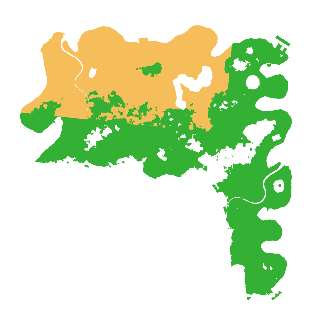 Biome Rust Map: Procedural Map, Size: 4000, Seed: 1589510971