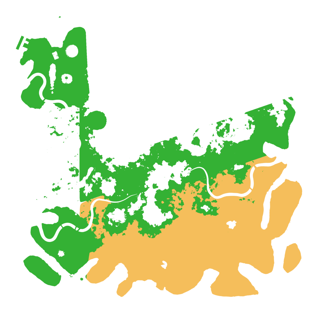 Biome Rust Map: Procedural Map, Size: 4500, Seed: 1355543074