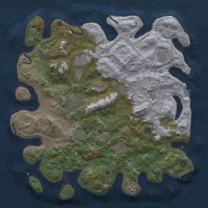 Thumbnail Rust Map: Procedural Map, Size: 4300, Seed: 526937134, 18 Monuments