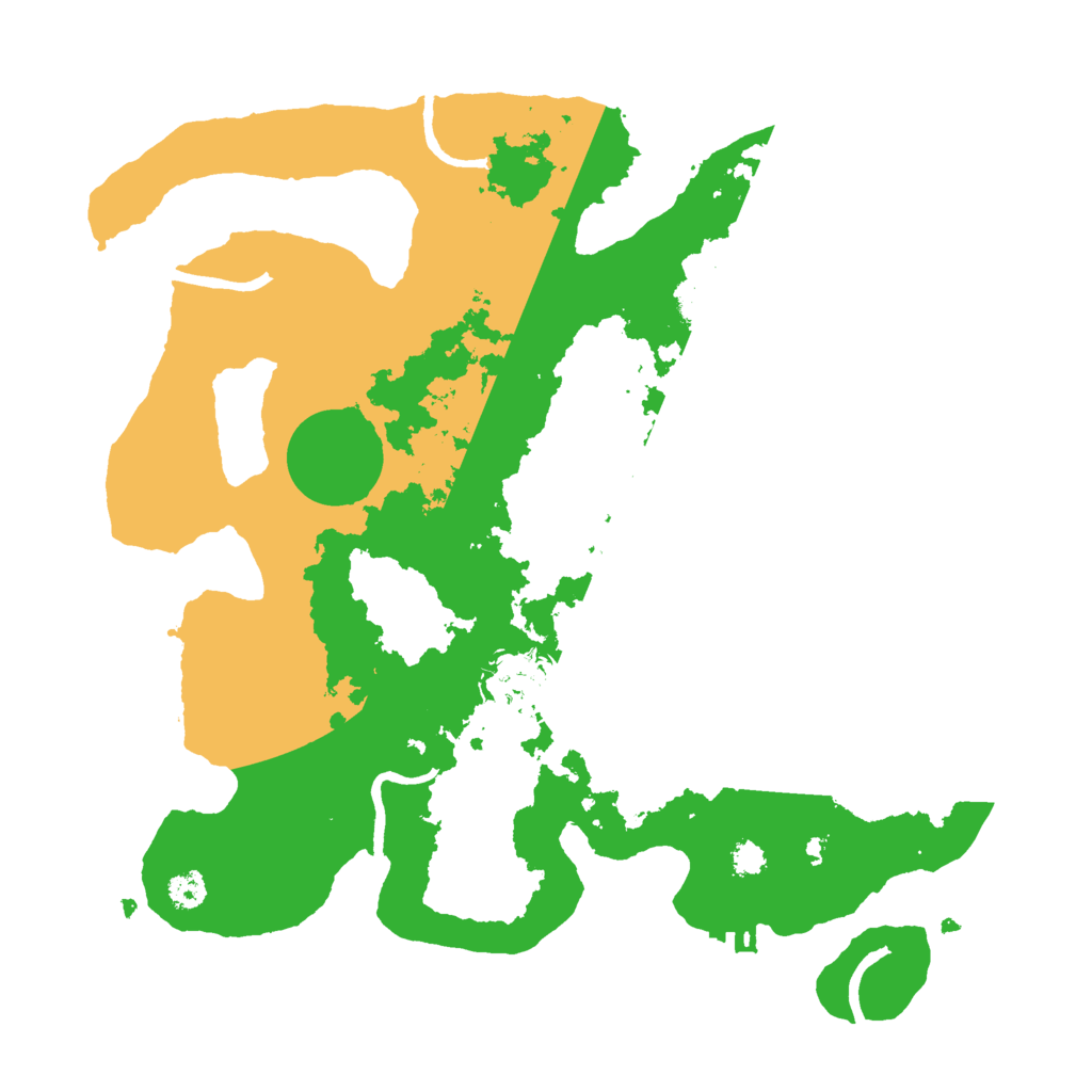 Biome Rust Map: Procedural Map, Size: 3000, Seed: 2064203076