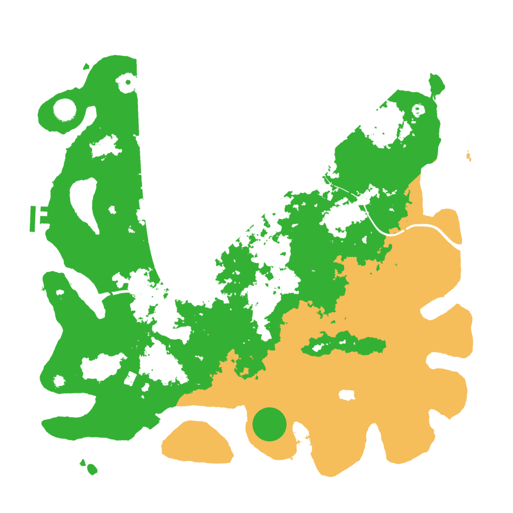 Biome Rust Map: Procedural Map, Size: 4000, Seed: 1336839345
