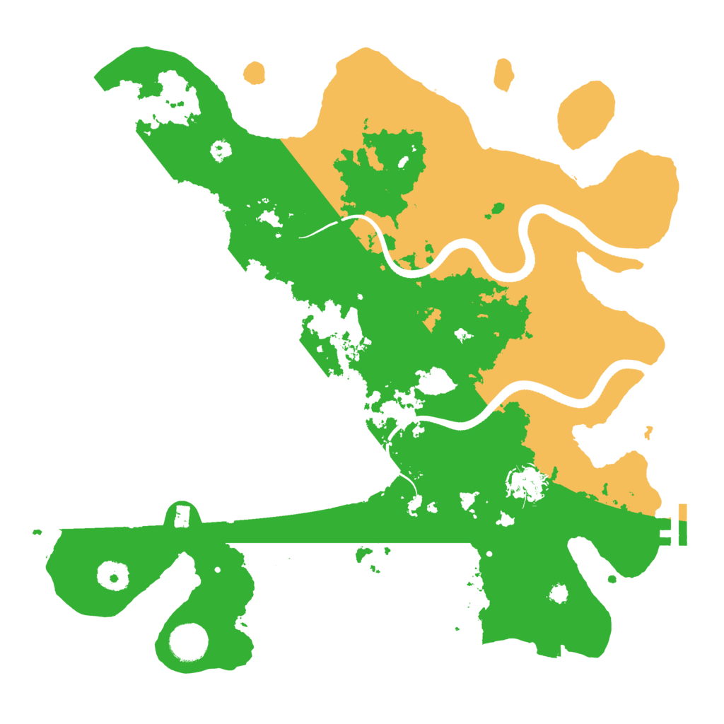 Biome Rust Map: Procedural Map, Size: 3500, Seed: 1352370437