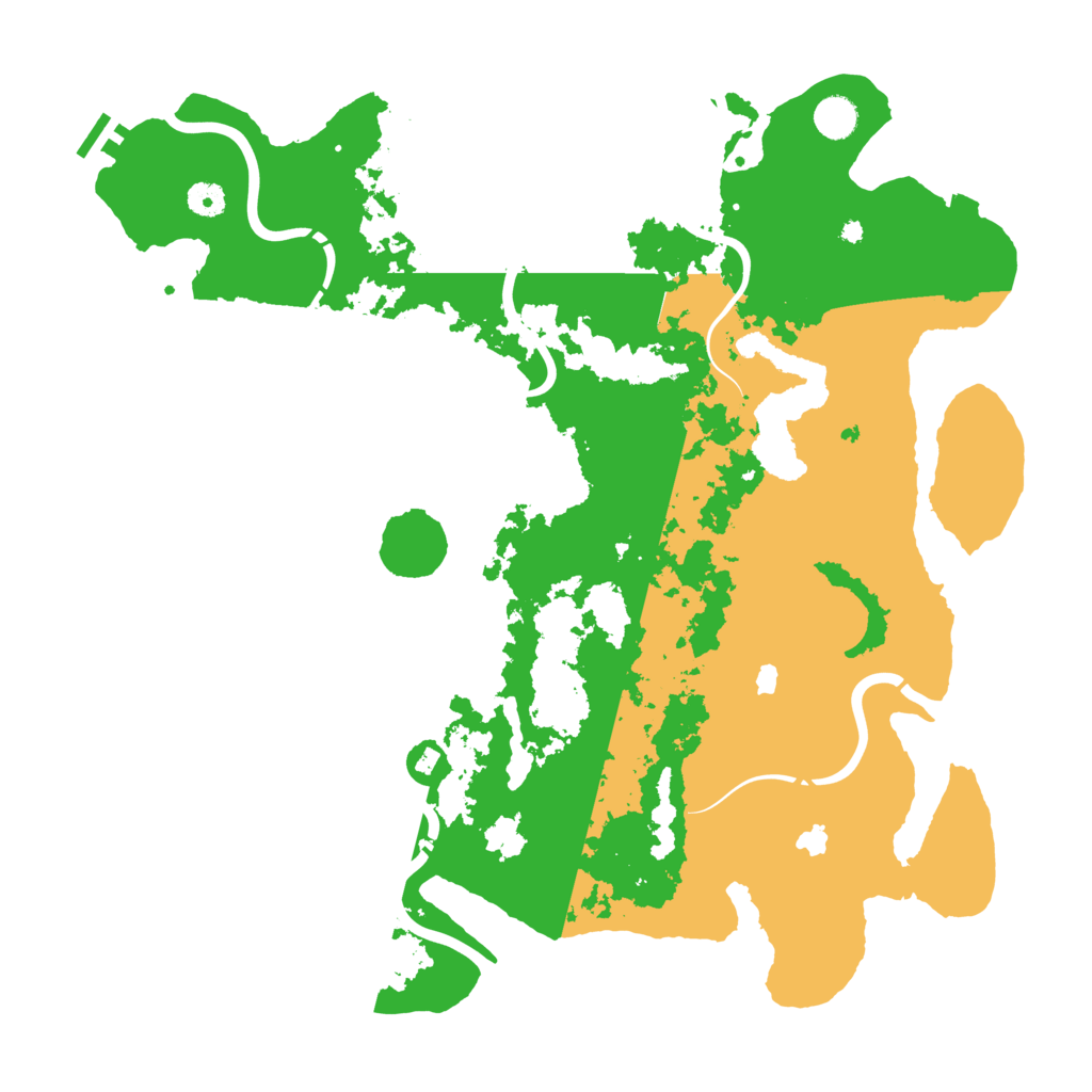 Biome Rust Map: Procedural Map, Size: 4500, Seed: 1386051490