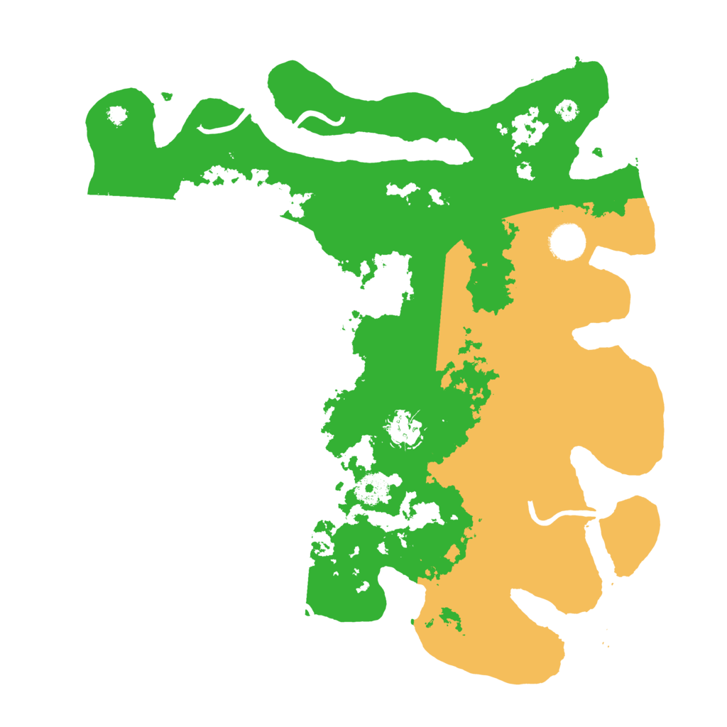 Biome Rust Map: Procedural Map, Size: 3500, Seed: 50143103