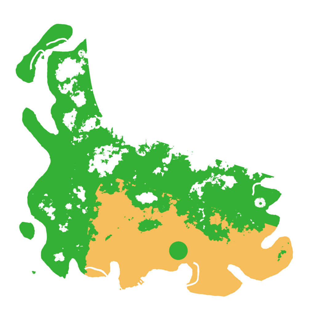 Biome Rust Map: Procedural Map, Size: 4500, Seed: 20011