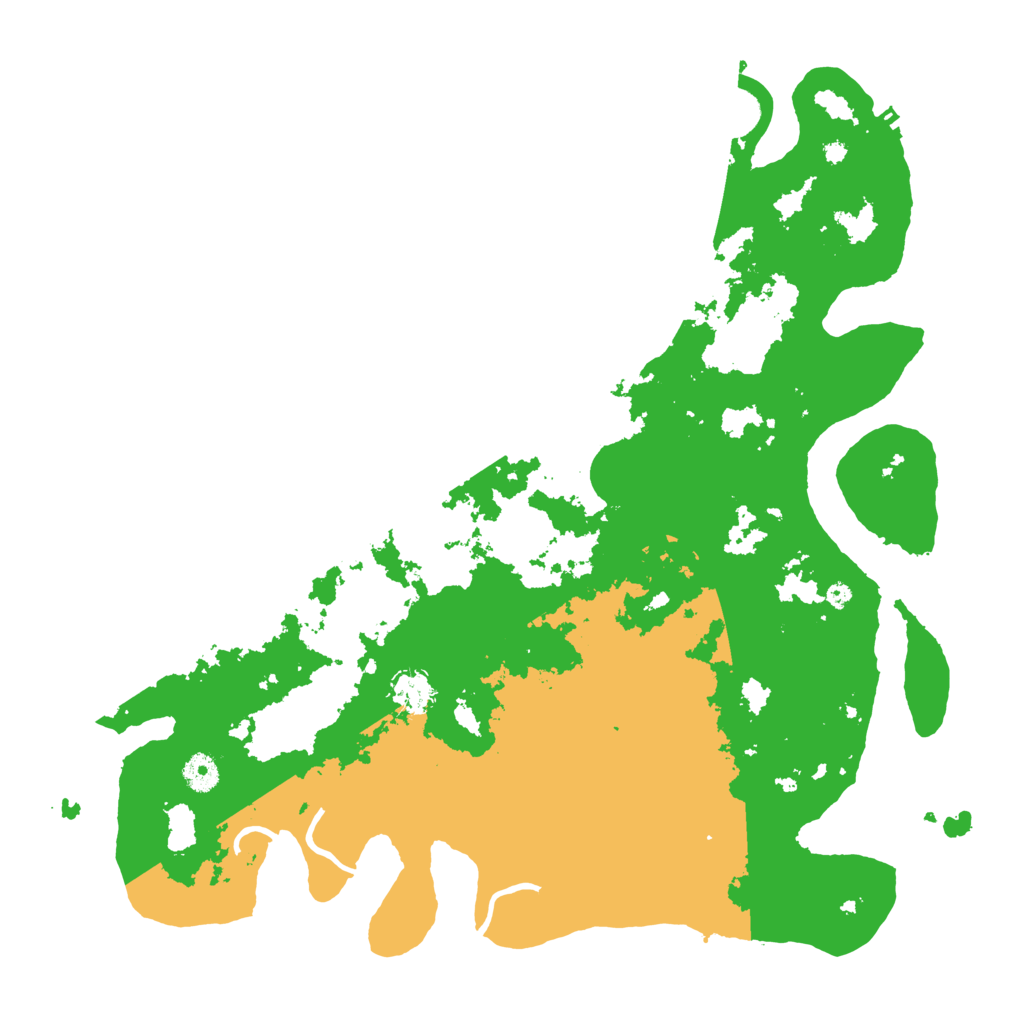 Biome Rust Map: Procedural Map, Size: 4250, Seed: 10736