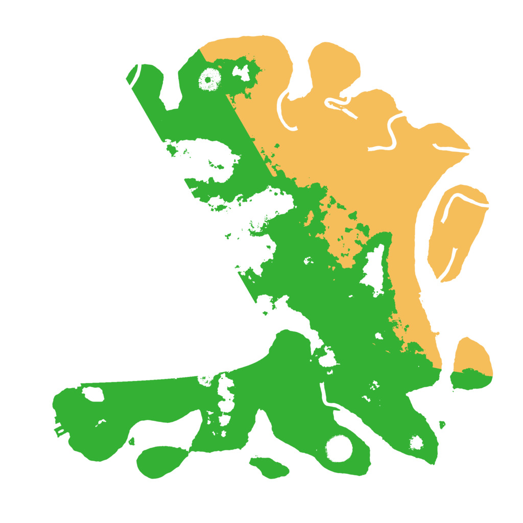 Biome Rust Map: Procedural Map, Size: 3500, Seed: 98655359