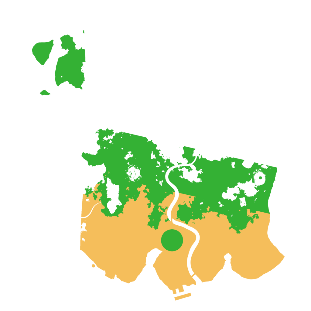 Biome Rust Map: Procedural Map, Size: 3750, Seed: 6854684