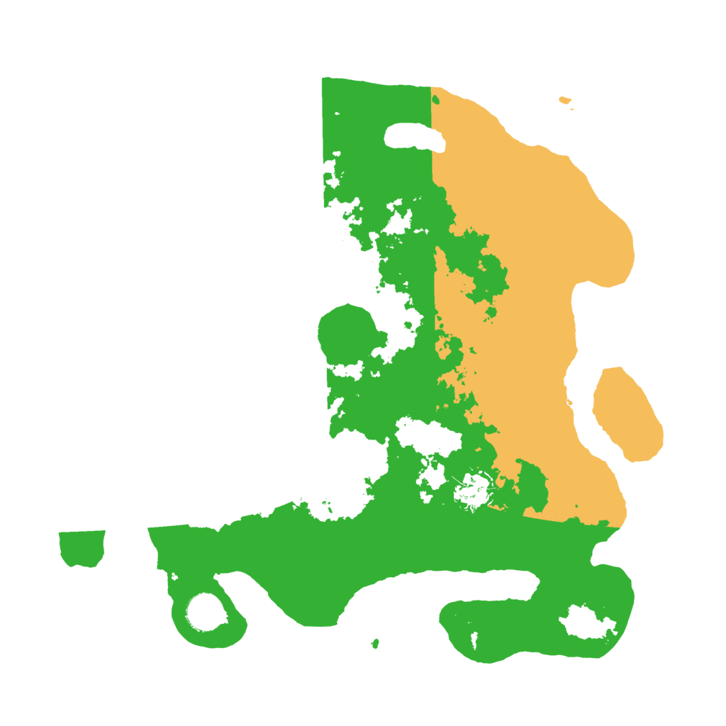 Biome Rust Map: Barren, Size: 3400, Seed: 12433
