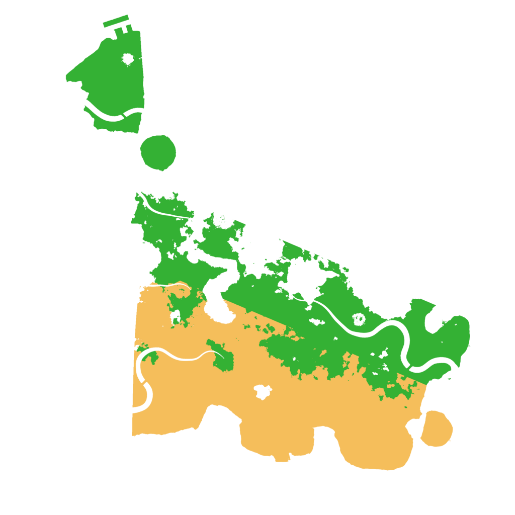Biome Rust Map: Procedural Map, Size: 4000, Seed: 35356