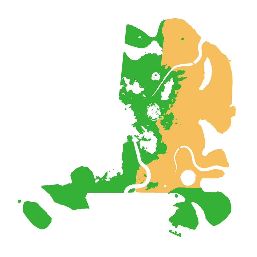 Biome Rust Map: Procedural Map, Size: 3000, Seed: 185330