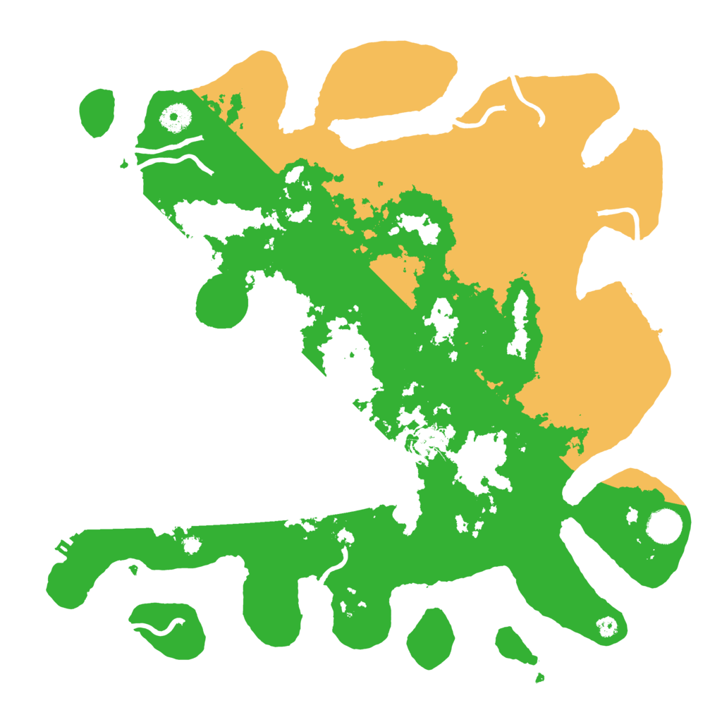 Biome Rust Map: Procedural Map, Size: 3700, Seed: 851179653