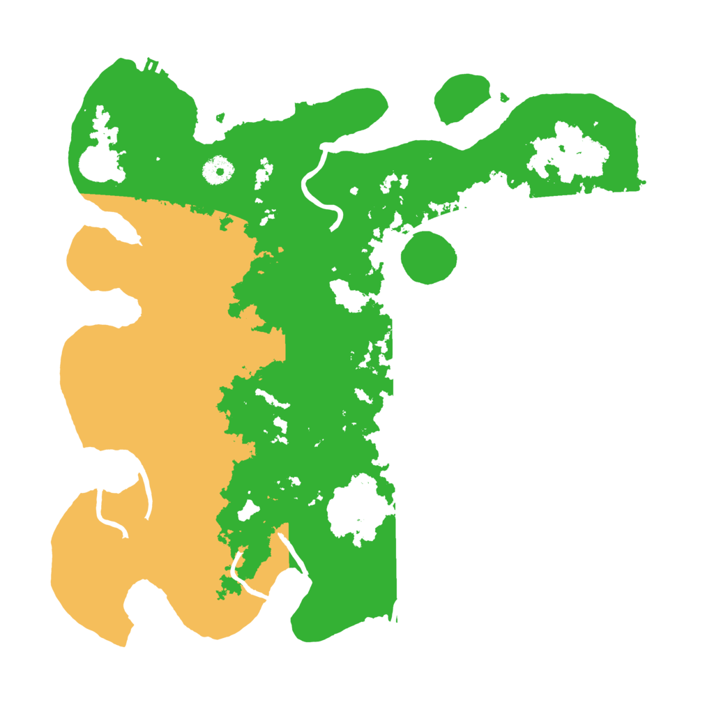 Biome Rust Map: Procedural Map, Size: 3700, Seed: 621105907