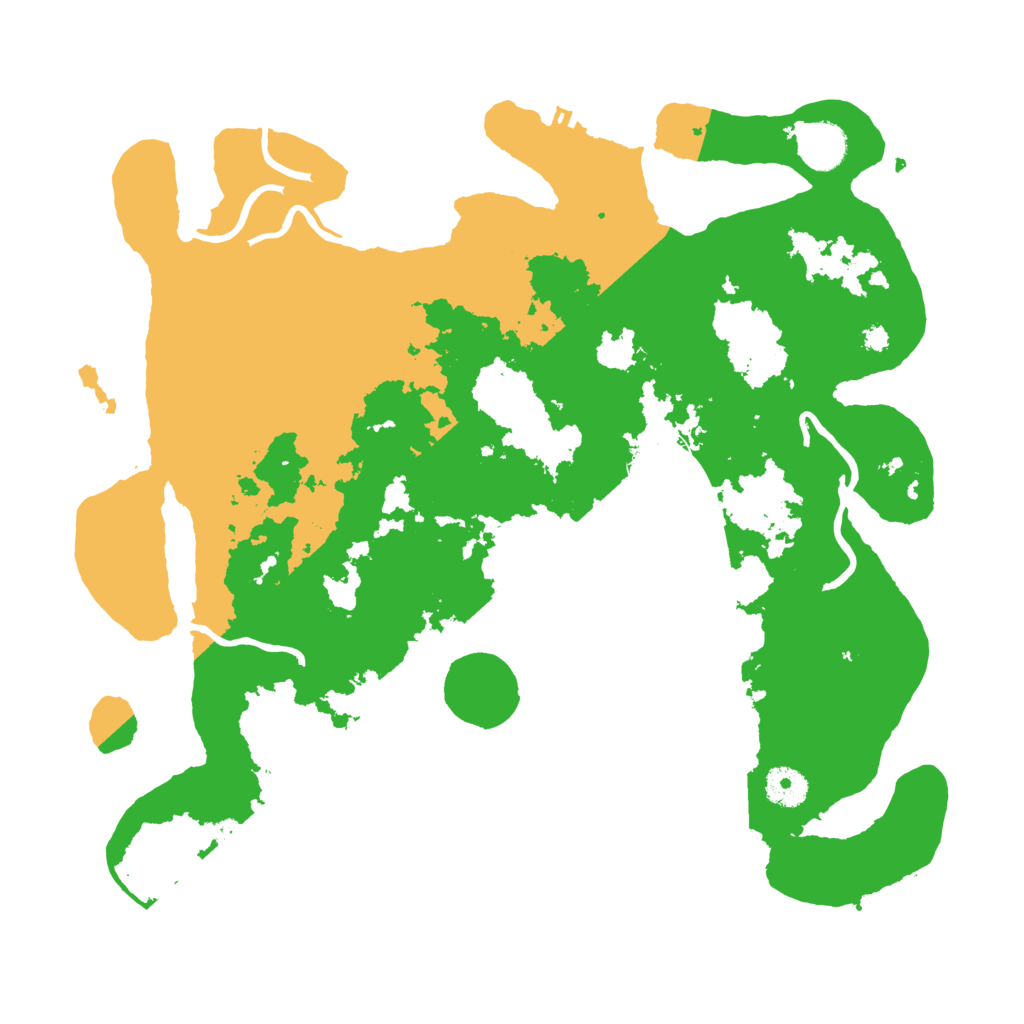 Biome Rust Map: Procedural Map, Size: 3750, Seed: 300323