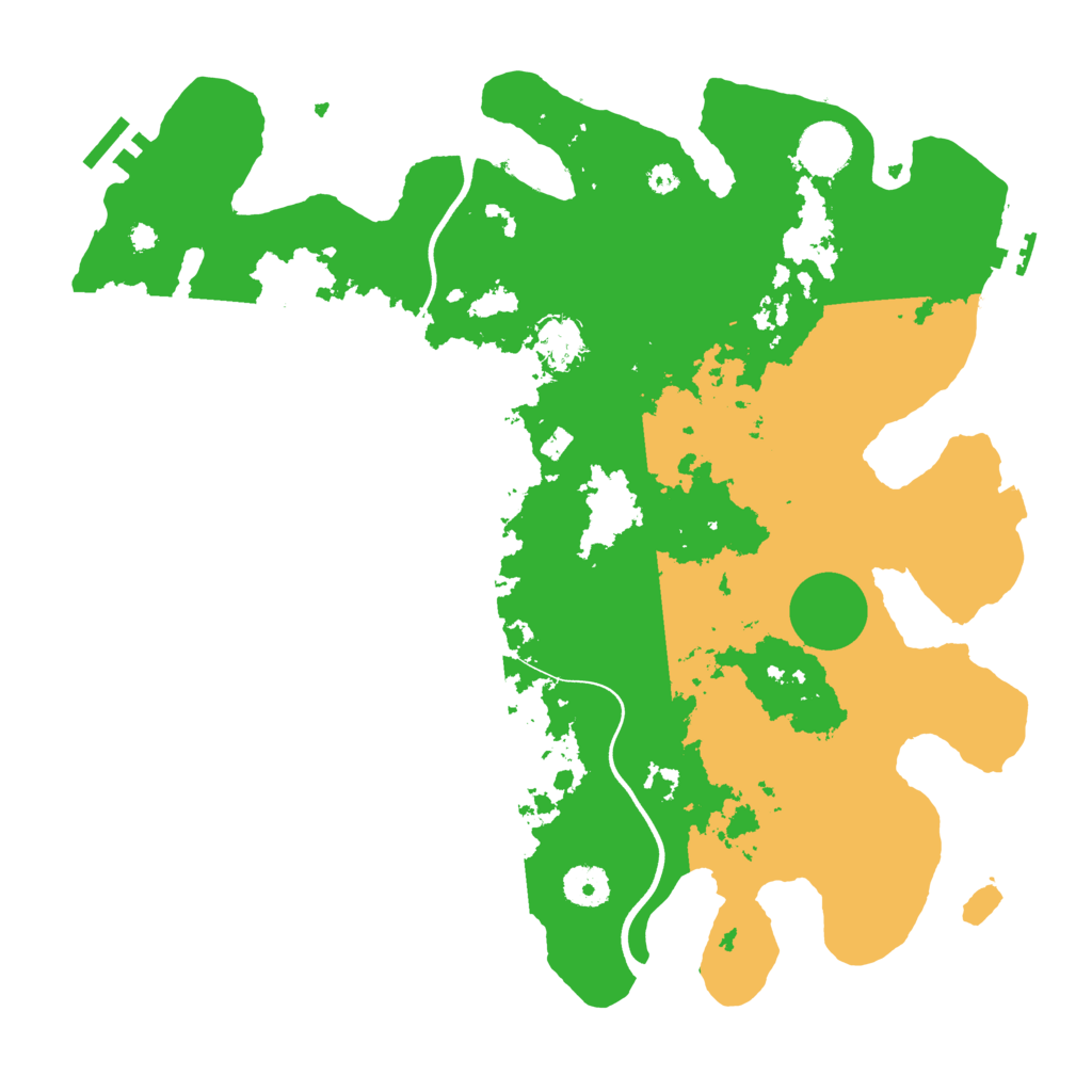 Biome Rust Map: Procedural Map, Size: 3700, Seed: 1825044357