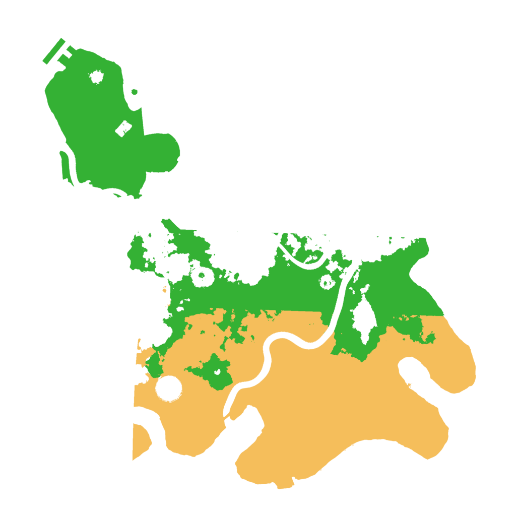 Biome Rust Map: Procedural Map, Size: 3500, Seed: 1425328647