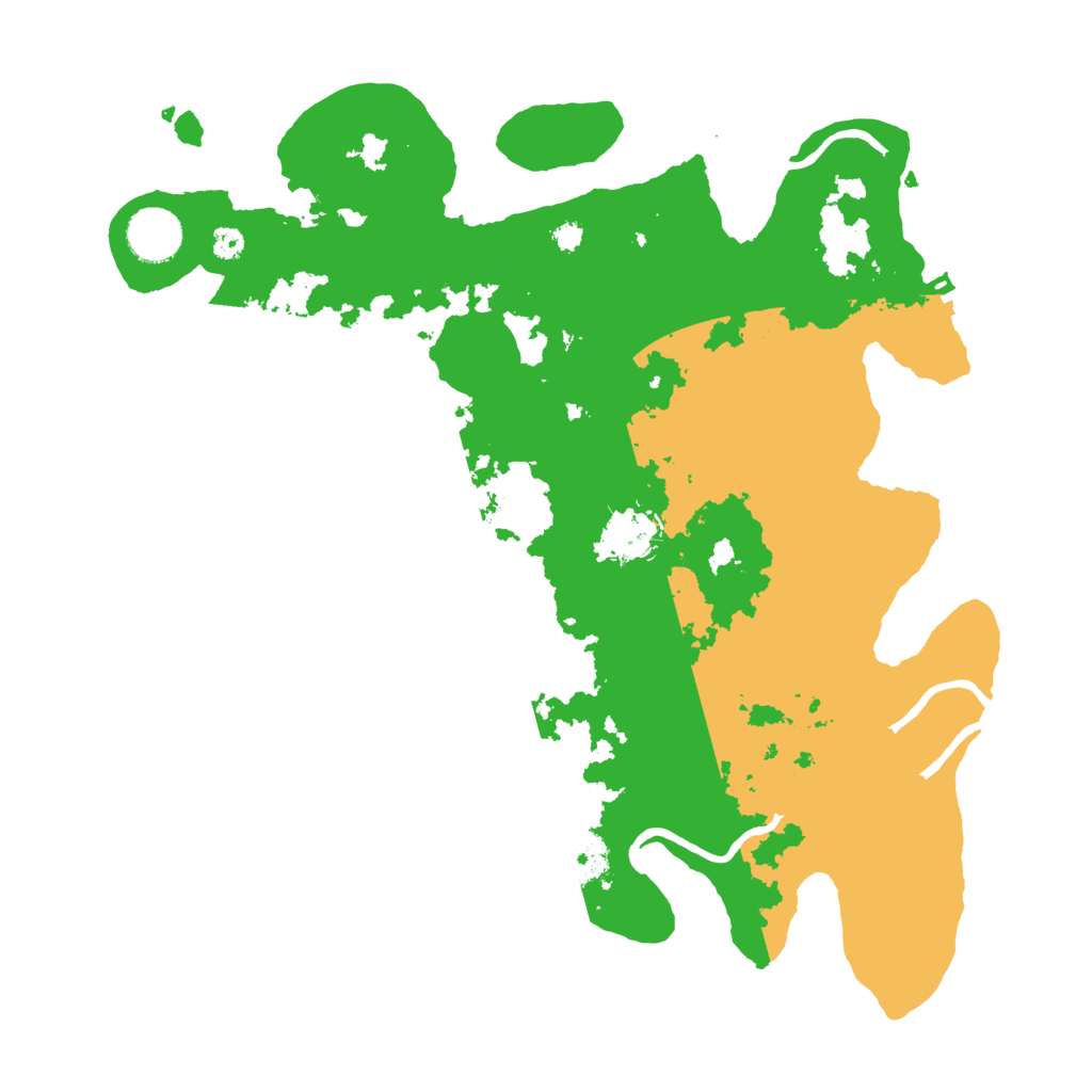 Biome Rust Map: Procedural Map, Size: 3500, Seed: 8625697