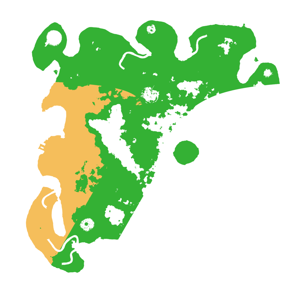 Biome Rust Map: Procedural Map, Size: 3500, Seed: 410950108