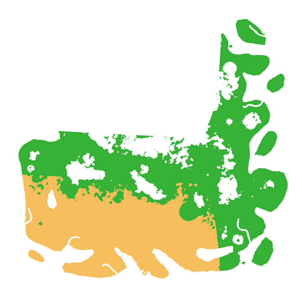 Biome Rust Map: Procedural Map, Size: 4300, Seed: 87542165