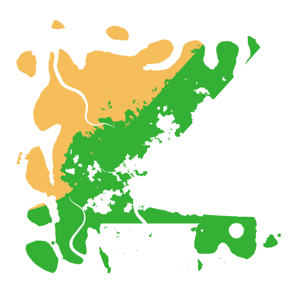 Biome Rust Map: Procedural Map, Size: 3500, Seed: 1521884623