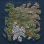 Thumbnail Rust Map: Procedural Map, Size: 3700, Seed: 2136258127, 14 Monuments