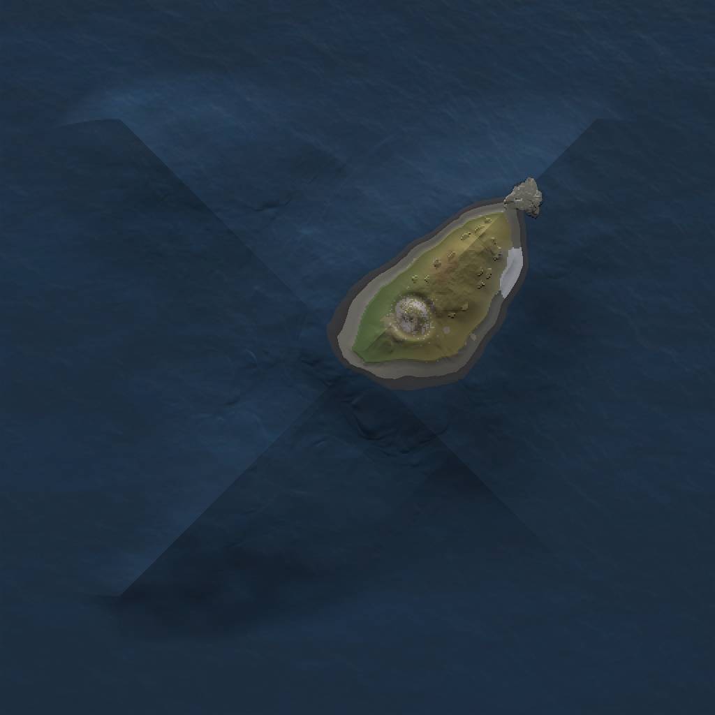 Rust Map: Procedural Map, Size: 1000, Seed: 562161, 3 Monuments