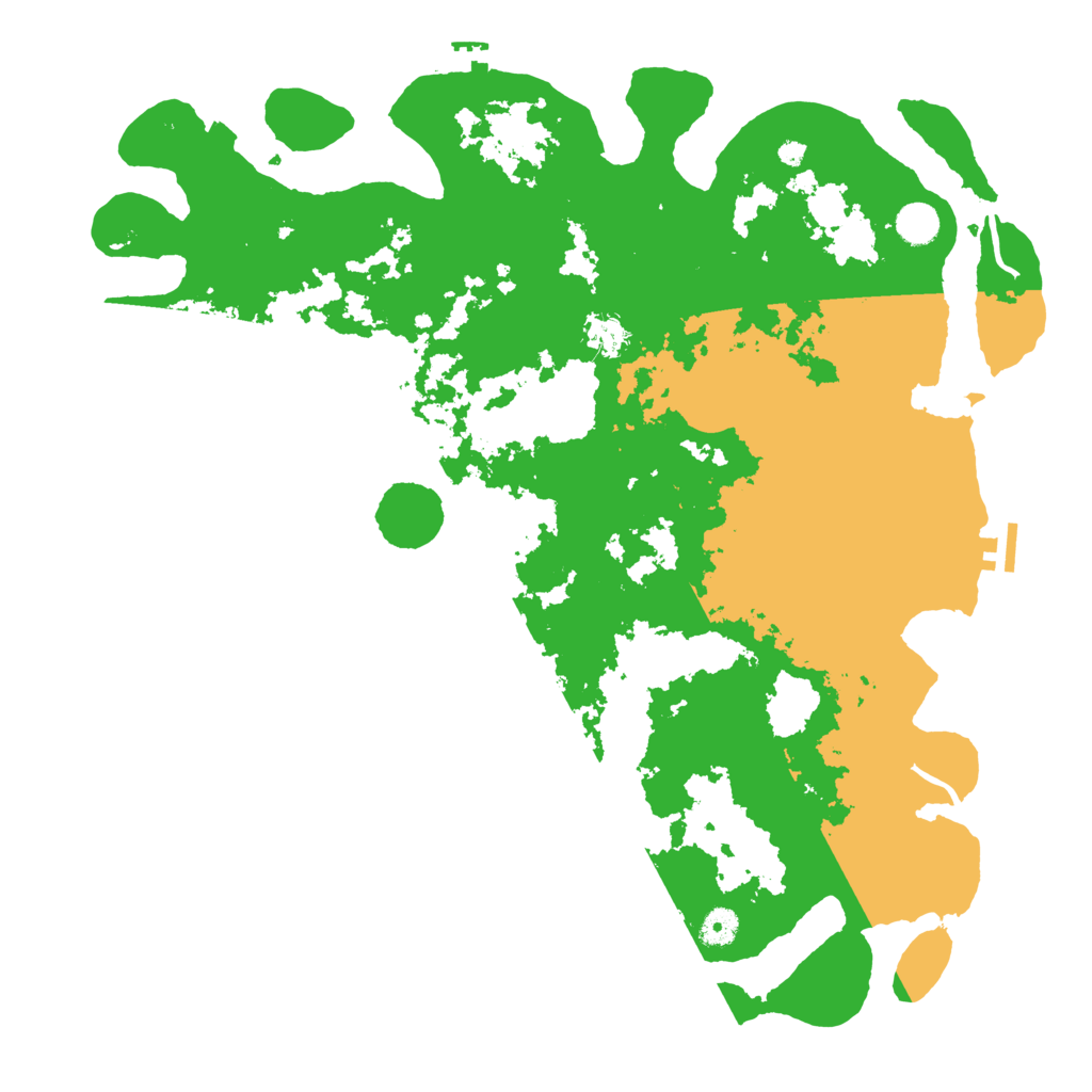 Biome Rust Map: Procedural Map, Size: 4500, Seed: 52895828