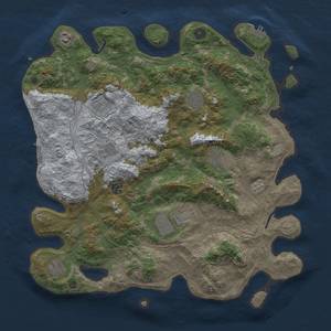 Thumbnail Rust Map: Procedural Map, Size: 4250, Seed: 529333, 16 Monuments