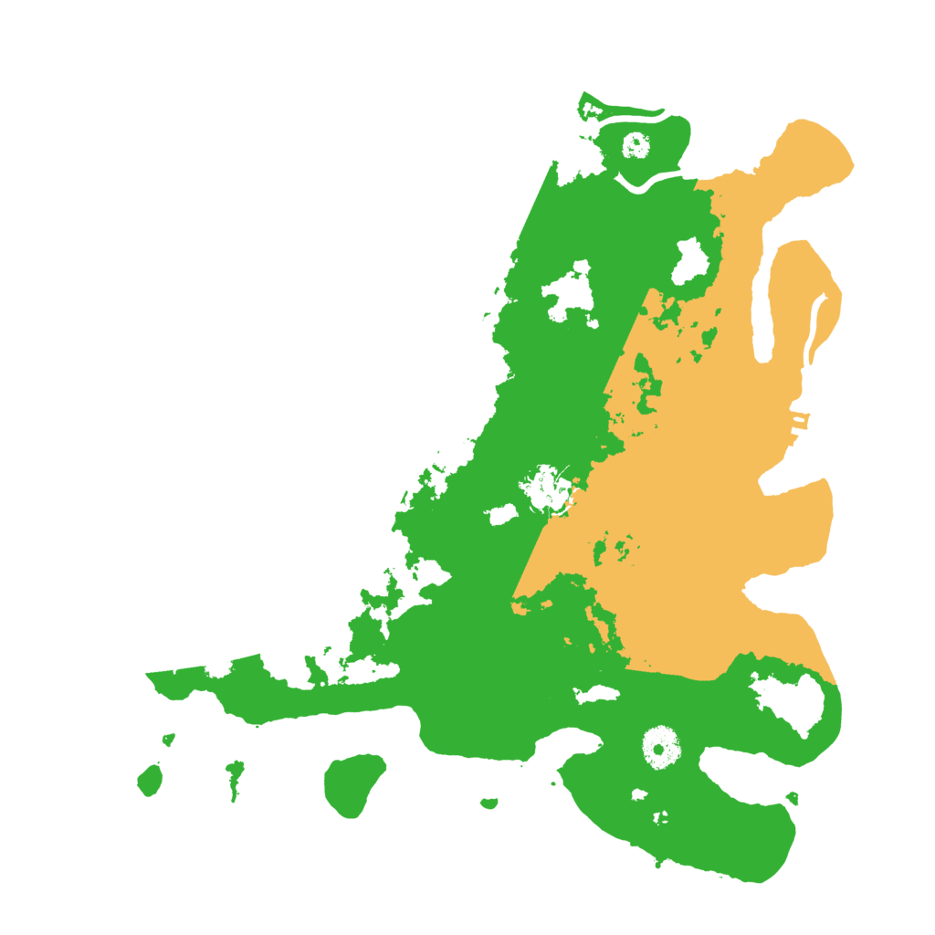 Biome Rust Map: Procedural Map, Size: 3500, Seed: 76079475