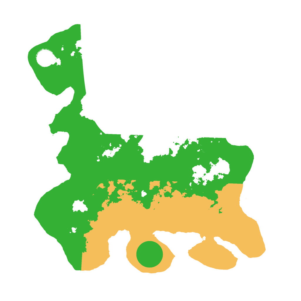 Biome Rust Map: Barren, Size: 3000, Seed: 553925402