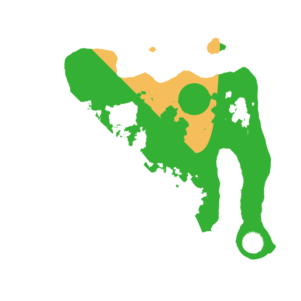 Biome Rust Map: Barren, Size: 2500, Seed: 1065551217