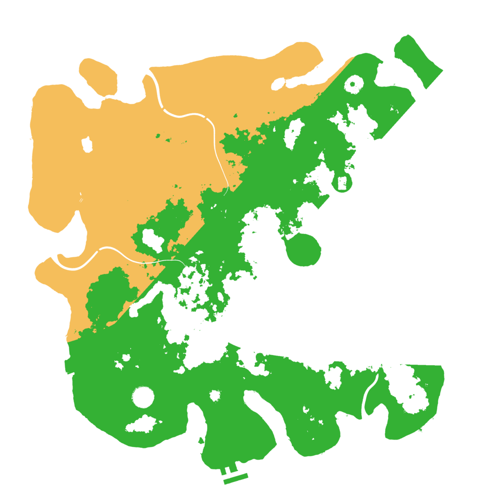 Biome Rust Map: Procedural Map, Size: 4050, Seed: 759132