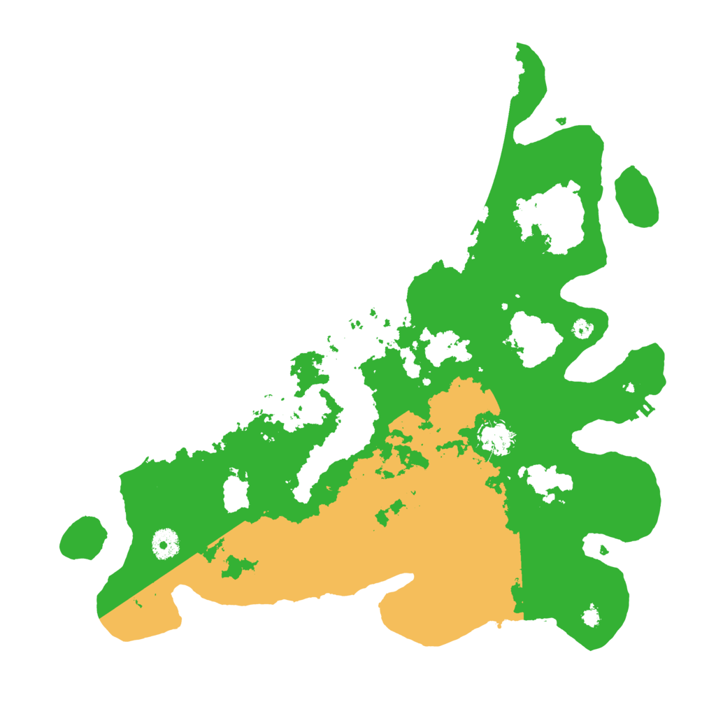 Biome Rust Map: Procedural Map, Size: 3700, Seed: 1558542571