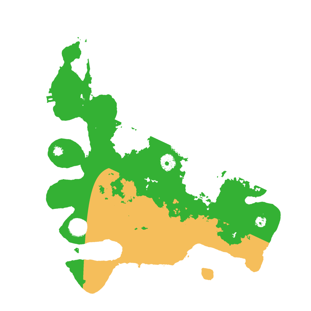 Biome Rust Map: Procedural Map, Size: 3000, Seed: 9731858