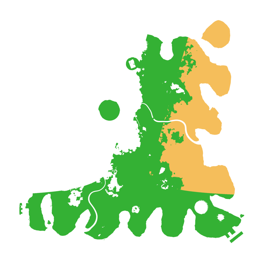 Biome Rust Map: Procedural Map, Size: 3500, Seed: 1389902472