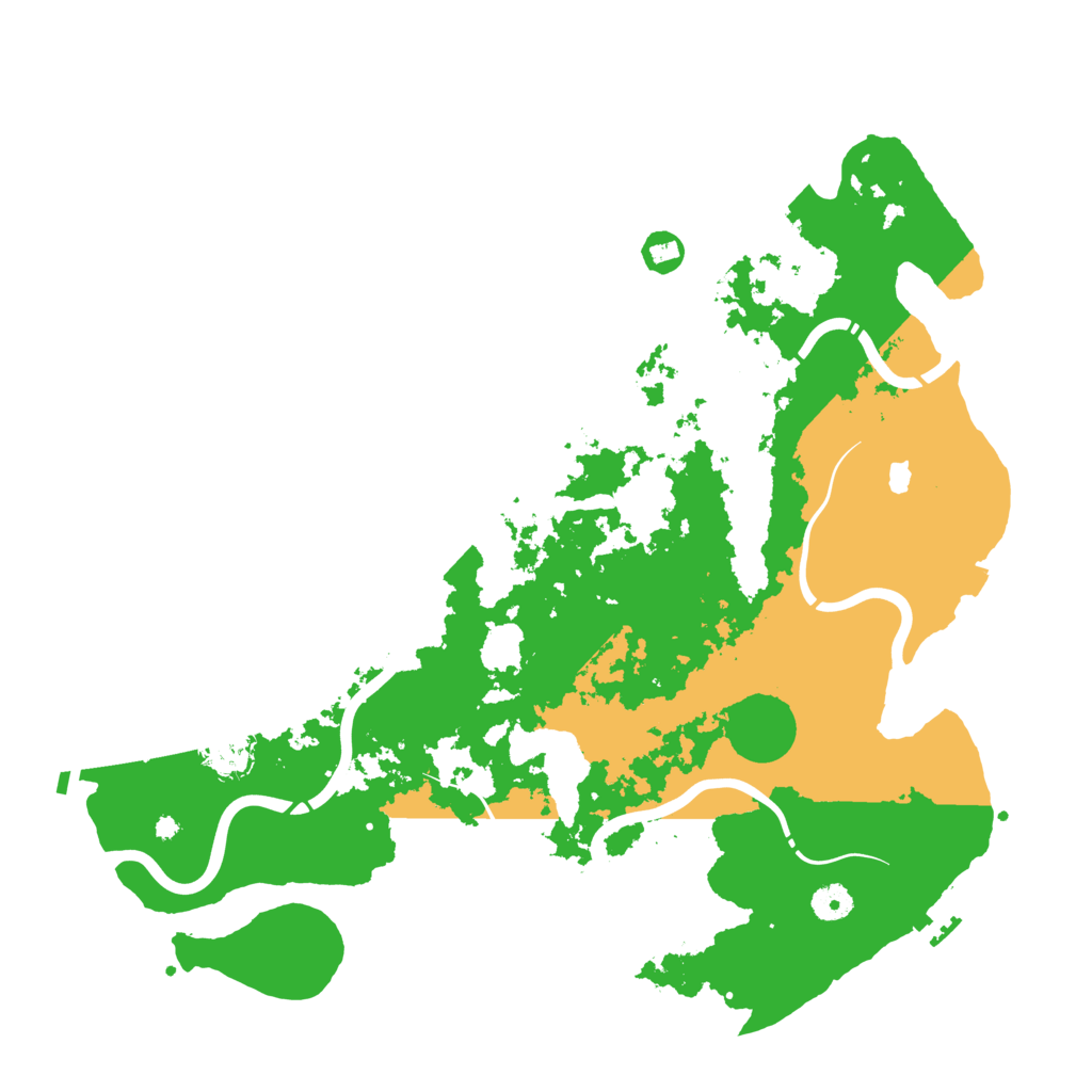 Biome Rust Map: Procedural Map, Size: 4250, Seed: 379114517