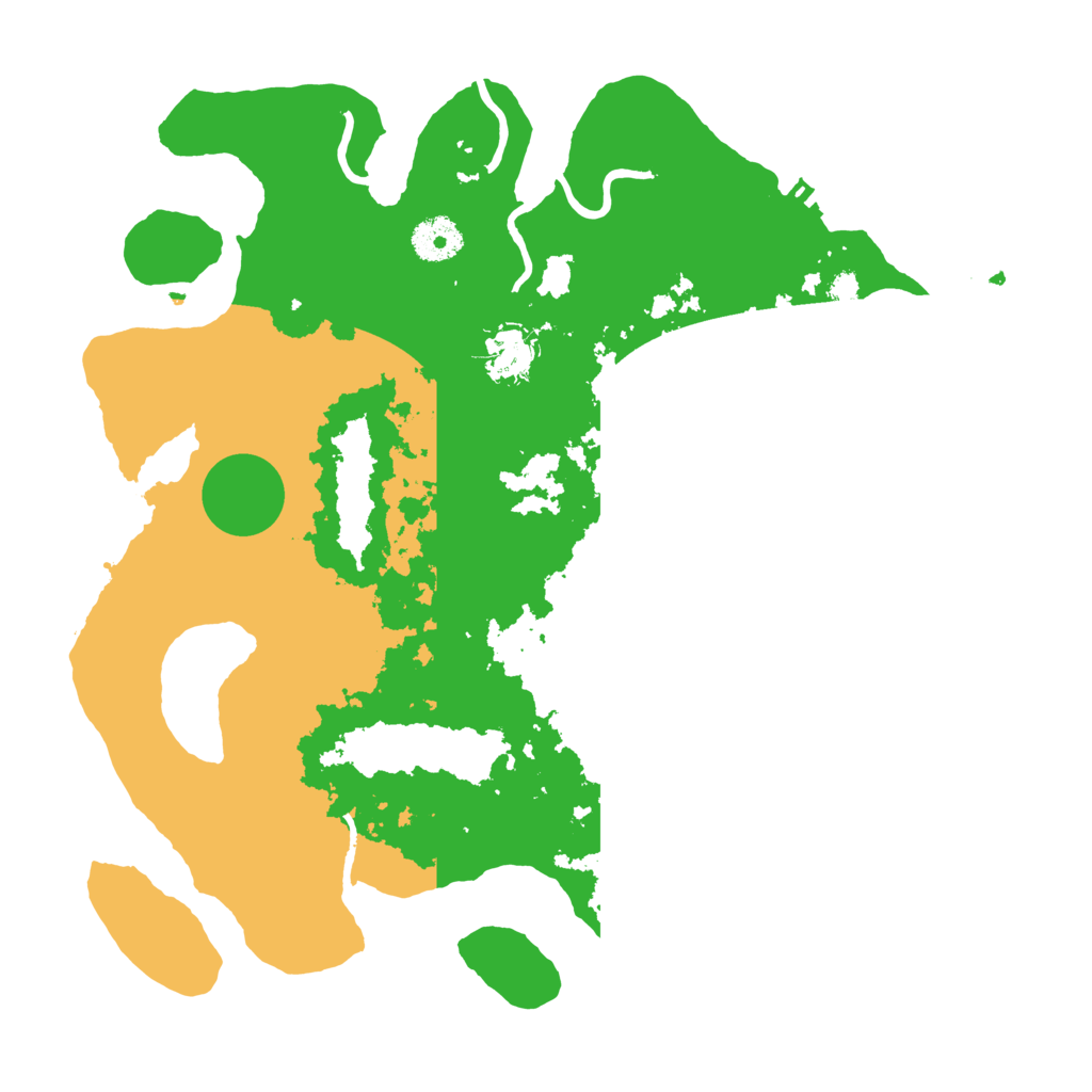 Biome Rust Map: Procedural Map, Size: 3500, Seed: 131898303