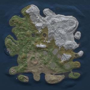 Thumbnail Rust Map: Procedural Map, Size: 3800, Seed: 432014025, 17 Monuments