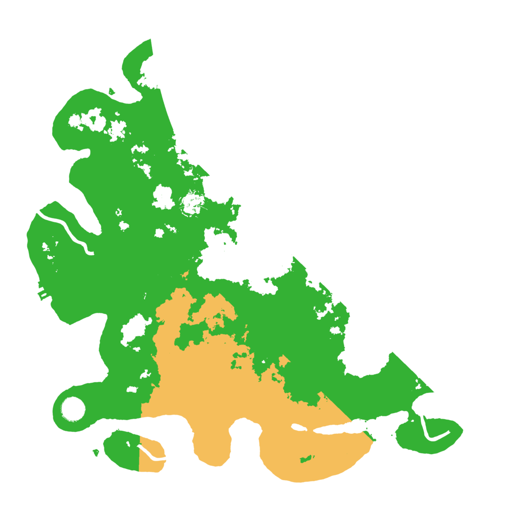 Biome Rust Map: Procedural Map, Size: 3800, Seed: 432014025