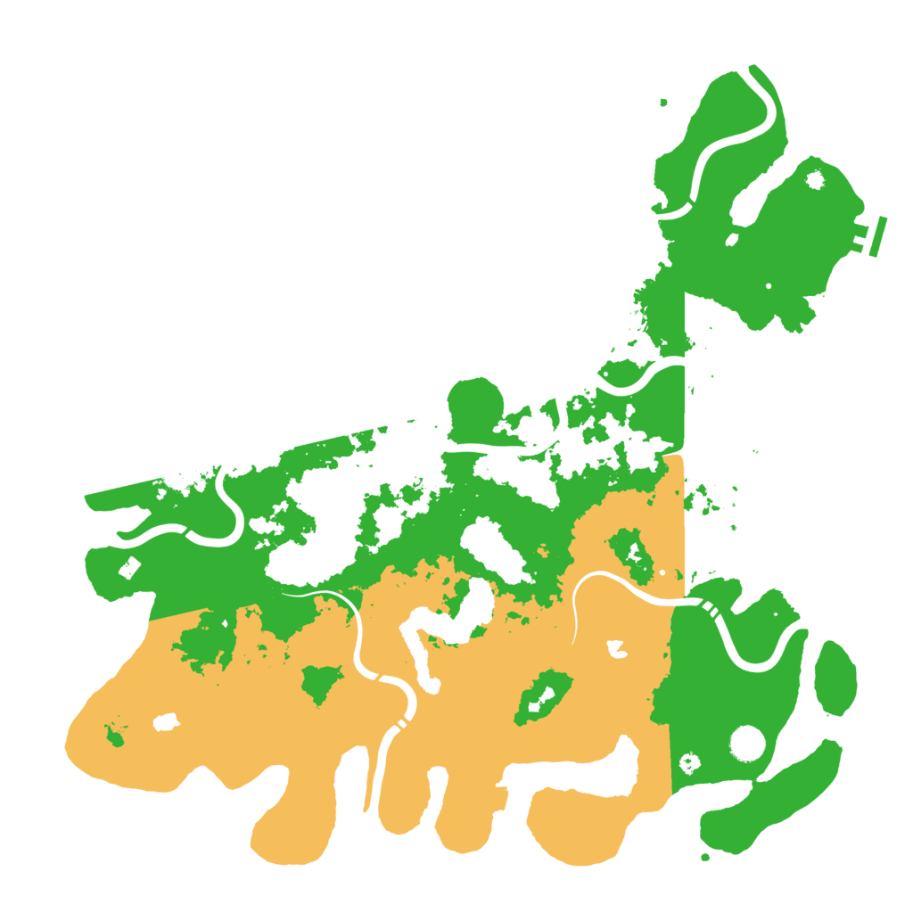 Biome Rust Map: Procedural Map, Size: 4500, Seed: 1799199979