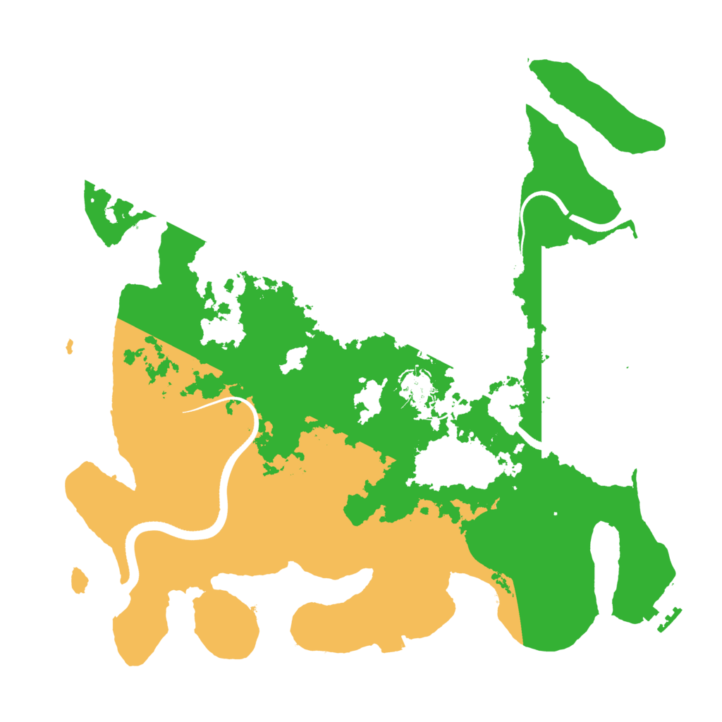 Biome Rust Map: Procedural Map, Size: 3500, Seed: 1922867145