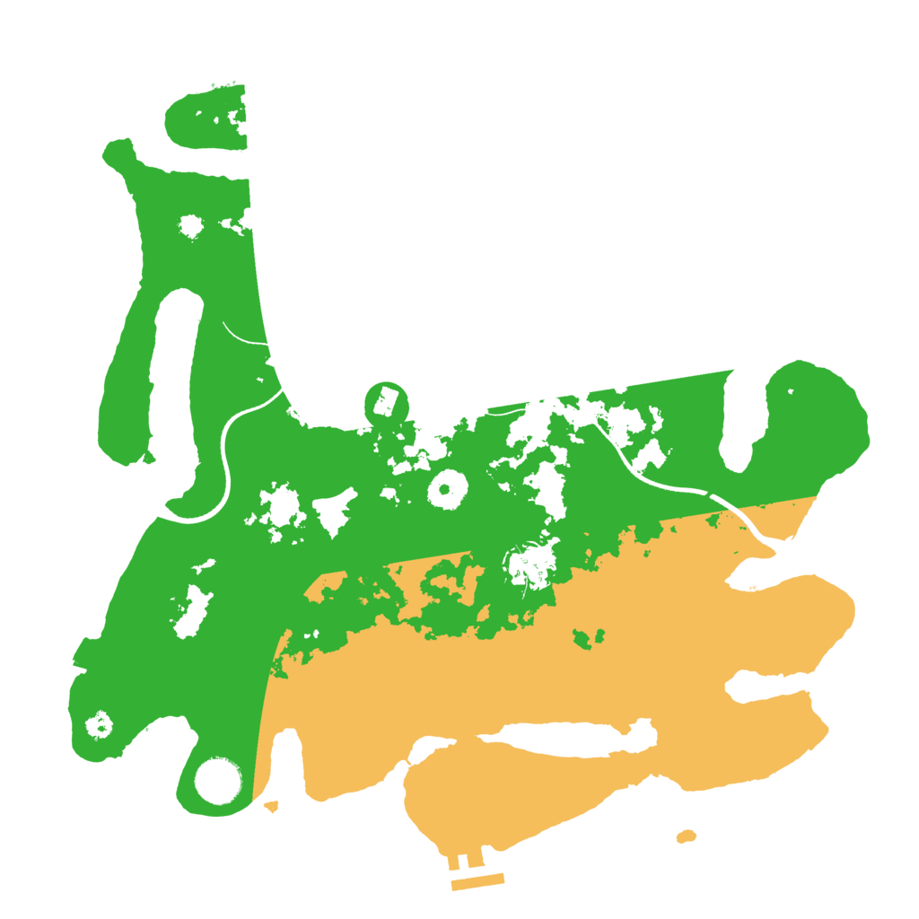 Biome Rust Map: Procedural Map, Size: 3500, Seed: 949991584