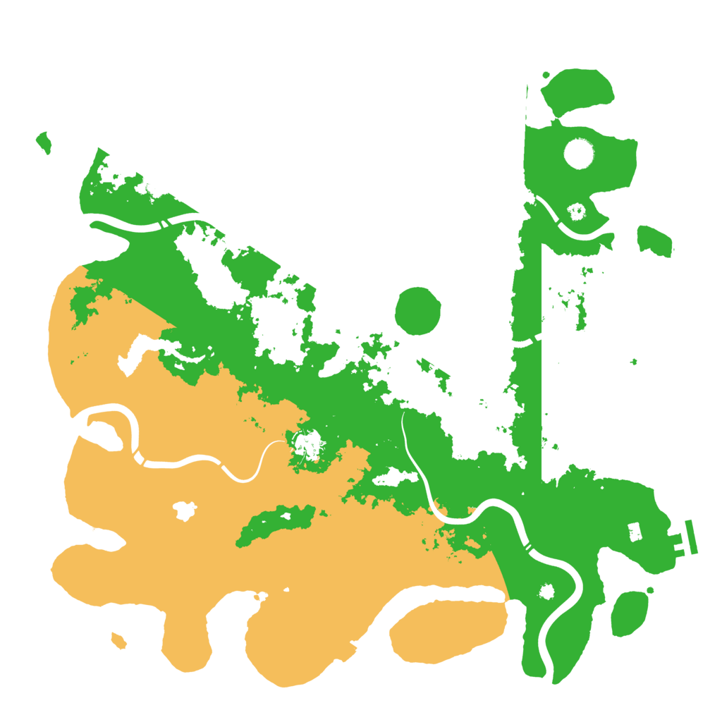 Biome Rust Map: Procedural Map, Size: 4250, Seed: 632913972