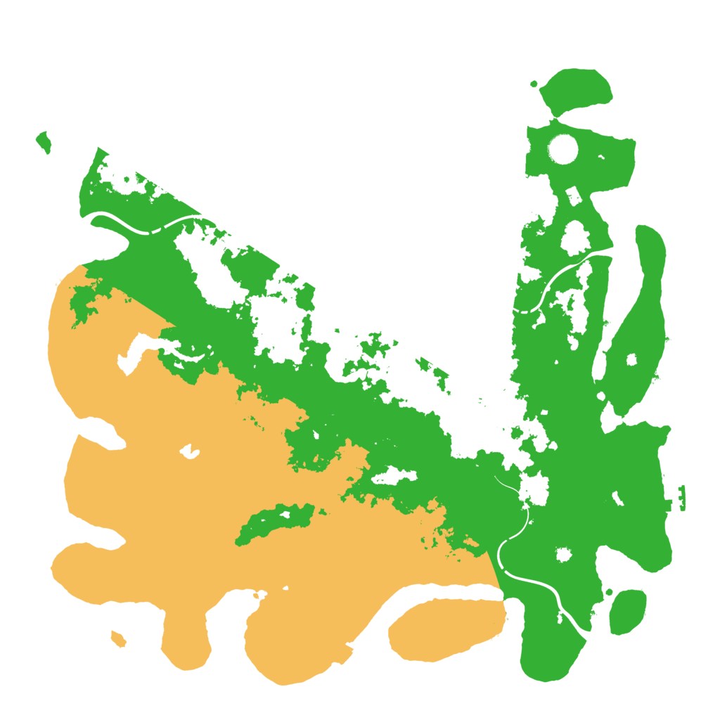 Biome Rust Map: Procedural Map, Size: 4250, Seed: 632913972