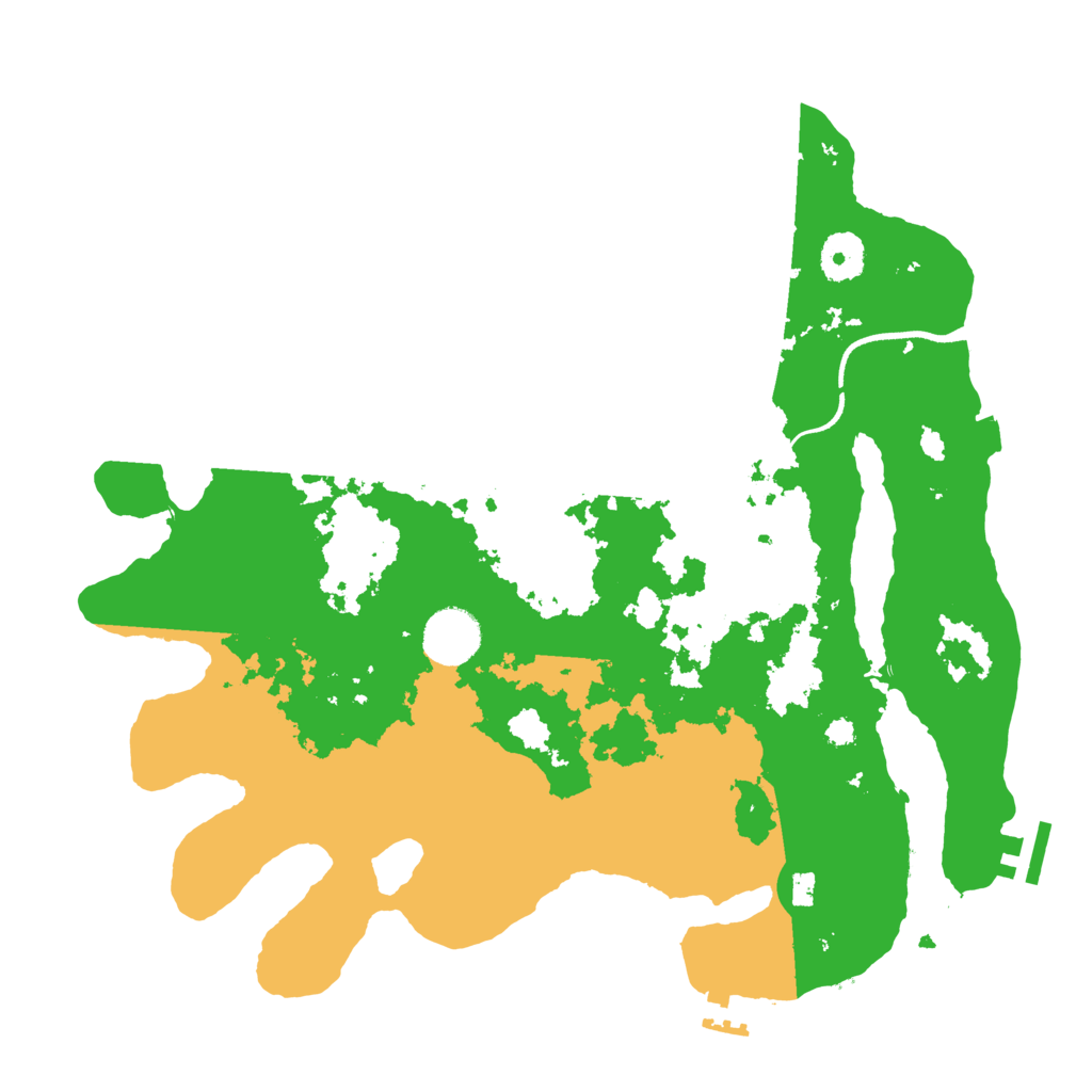 Biome Rust Map: Procedural Map, Size: 3500, Seed: 809695328