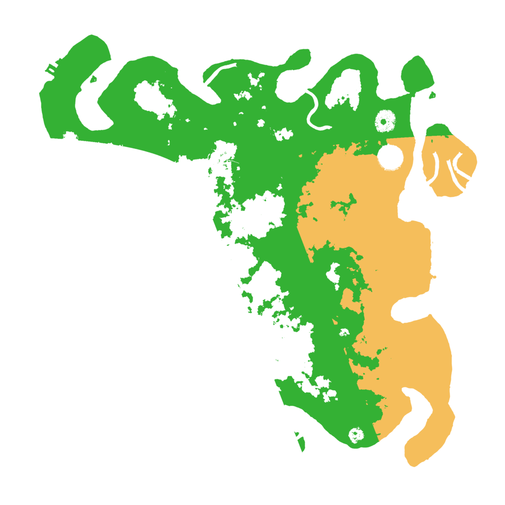 Biome Rust Map: Procedural Map, Size: 3500, Seed: 355235997