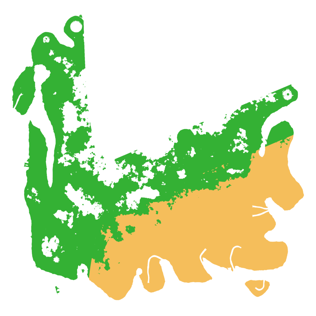 Biome Rust Map: Procedural Map, Size: 4899, Seed: 598327723